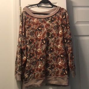Free People tunic sweatshirt